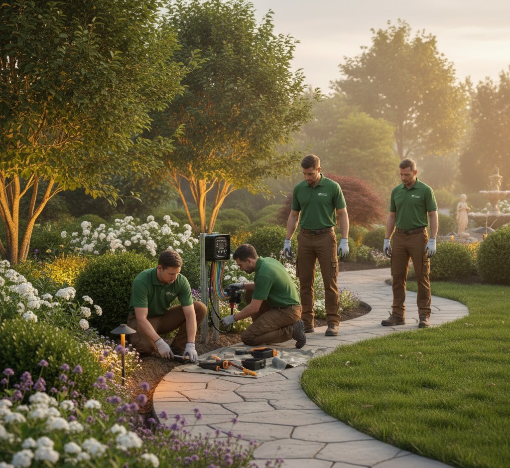 Professional installation team